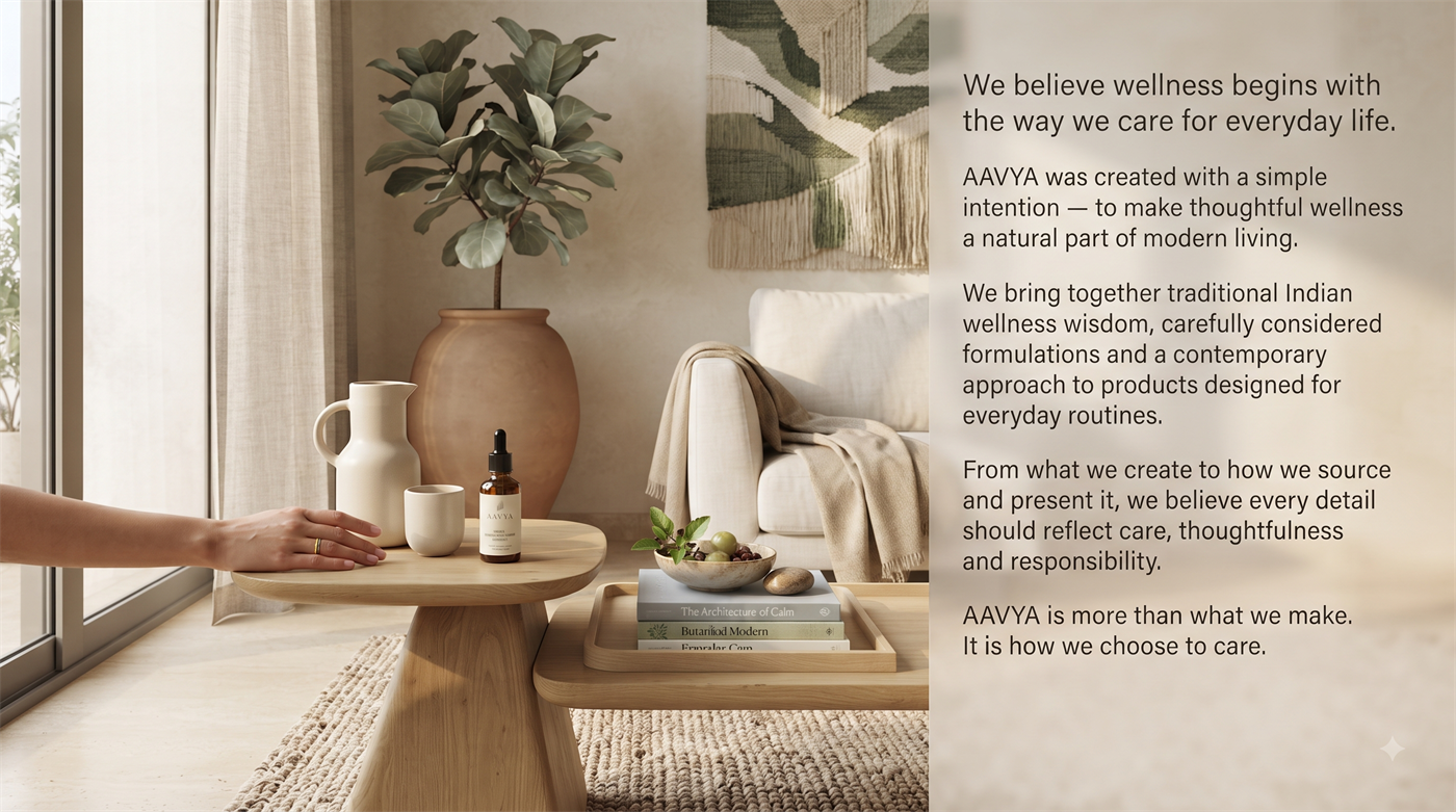 The AAVYA Story — Ancient botanical wisdom
